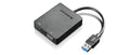 Lenovo Universal USB 3.0 to VGA/HDMI USB Type-A Black - 4X90H20061 - eCommerce Business Prime