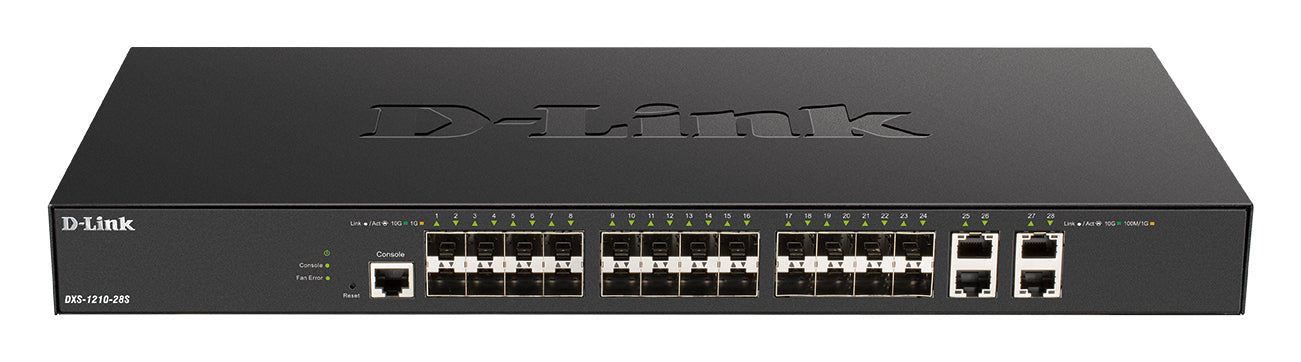 D-Link 24-port 10G SFP+, 4-port 10GBASE-T Smart Managed Switch - DXS-1210-28S - eCommerce Business Prime