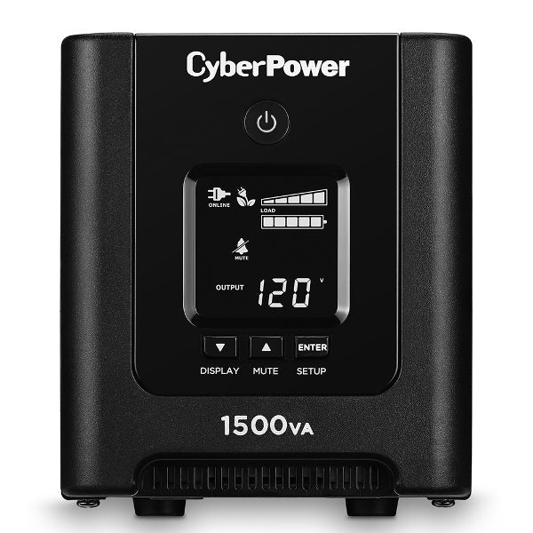 CyberPower OR1500PFCLCD uninterruptible power supply (UPS) Line-Interactive 1.5 kVA 1050 W 8 AC outlet(s) - OR1500PFCLCD - eCommerce Business Prime