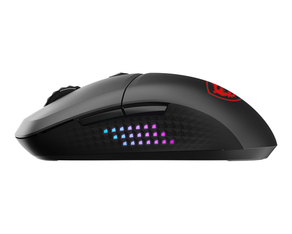 MSI VERSA 300 ELITE WIRELESS mouse Gaming Right-hand RF Wireless + Bluetooth + USB Type-C Optical 26000 DPI - VERSA300EW - eCommerce Business Prime