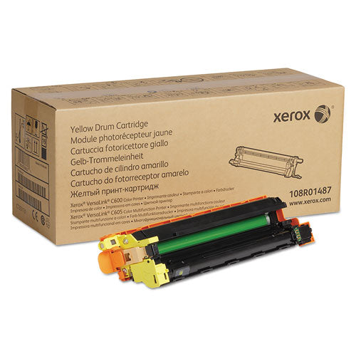XEROX  Drum Unit, 40,000 Page-Yield, Yellow - 108R01487 XEROX