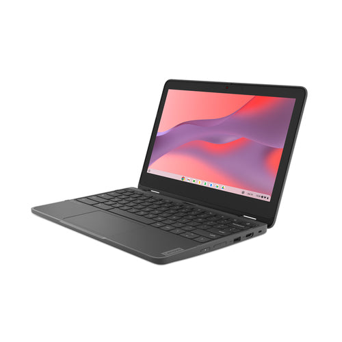 Lenovo 300e Yoga Chromebook 29.5 cm (11.6") Touchscreen HD MediaTek Kompanio 520 4 GB LPDDR4x-SDRAM 32 GB eMMC Wi-Fi 6 (802.11ax) ChromeOS Grey - 82W20003US - eCommerce Business Prime