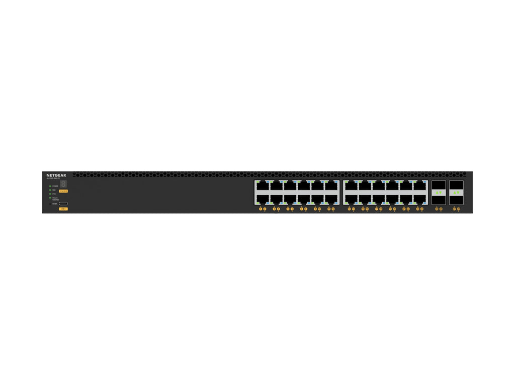 NETGEAR M4350-24X4V Managed L3 10G Ethernet (100/1000/10000) Power over Ethernet (PoE) 1U Black - XSM4328CV-100NES - eCommerce Business Prime