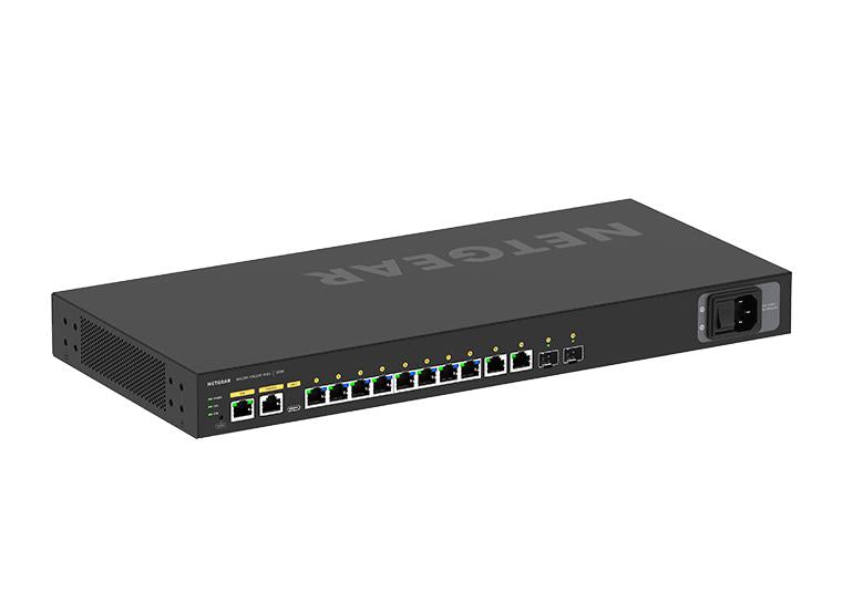 NETGEAR GSM4212PX Managed L2/L3 Gigabit Ethernet (10/100/1000) Power over Ethernet (PoE) 1U Black - GSM4212PX-100NAS - eCommerce Business Prime