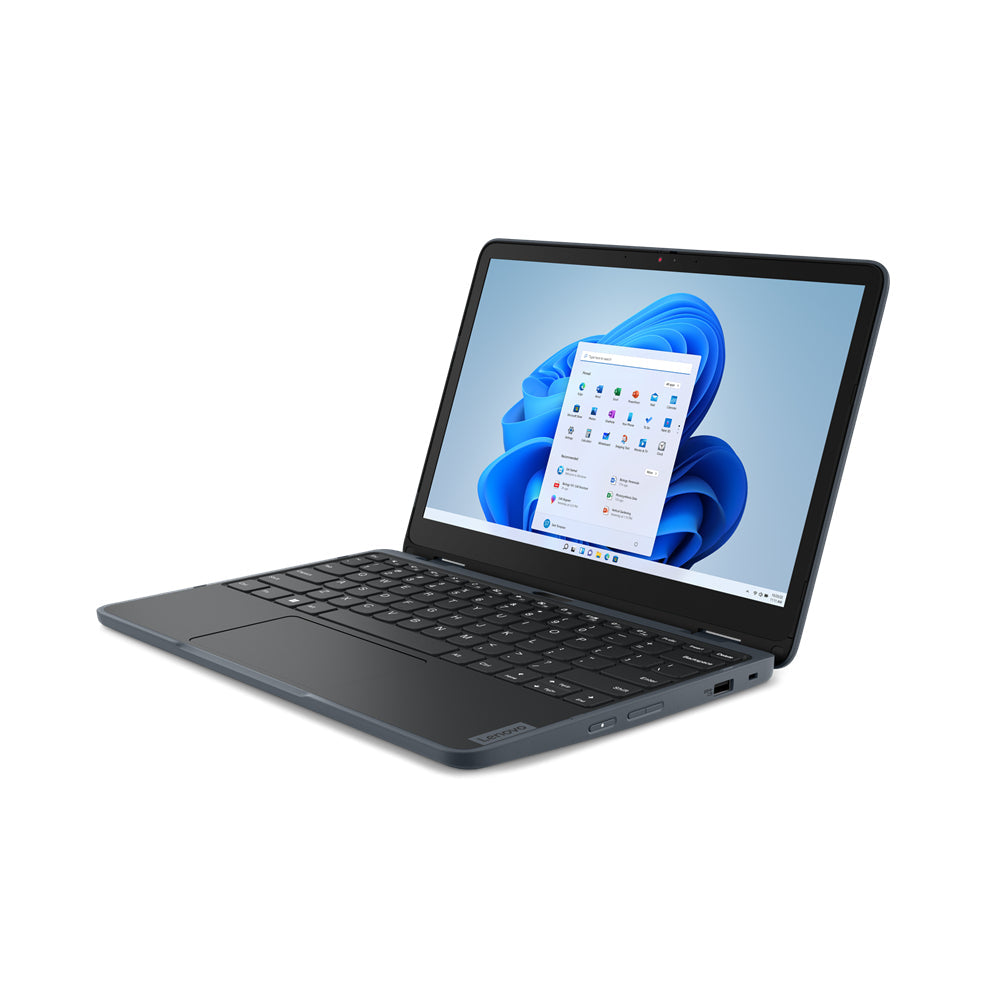 Lenovo 300w Yoga Gen 4 Intel® N N200 Hybrid (2-in-1) 29.5 cm (11.6") Touchscreen HD 8 GB LPDDR5-SDRAM 128 GB SSD Wi-Fi 6 (802.11ax) Windows 11 Pro US English Grey - 82VM0018US - eCommerce Business Prime
