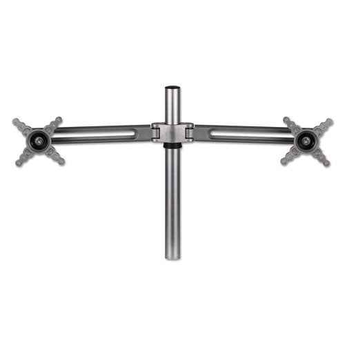 FELLOWES Lotus Dual Monitor Arm Kit, For 26" Monitors, Silver, Supports 13 lb - 8042901 FELLOWES