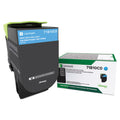 LEXMARK  Unison Toner, 2,300 Page-Yield, Cyan - 71B10C0 LEXMARK