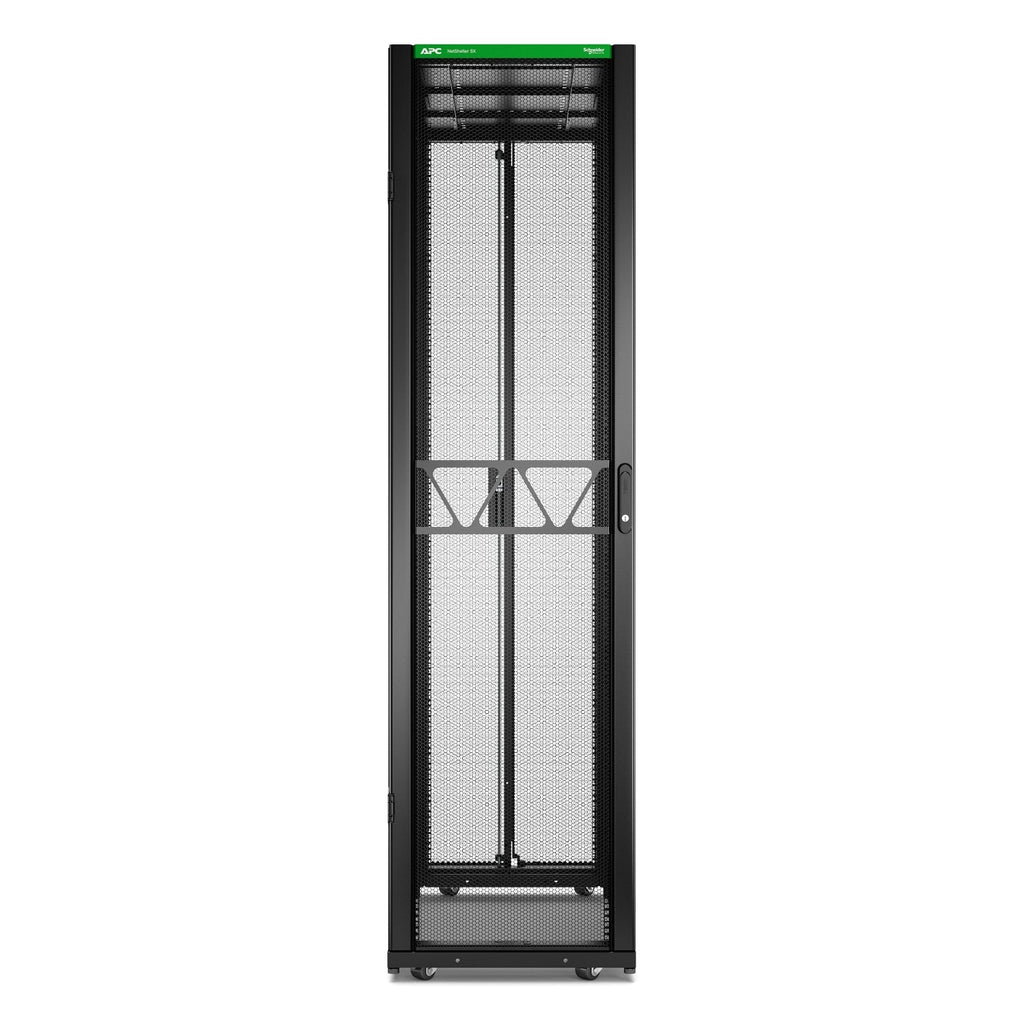 APC NetShelter SX Server Rack Gen 2, 48U, 2258H x 600W x 1200D mm, with Sides, Black - AR3307B2
