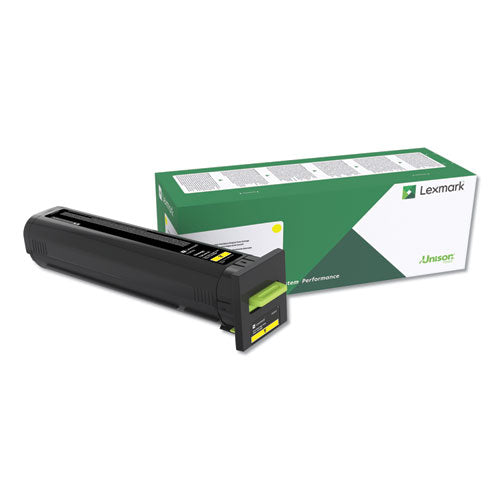 LEXMARK  Return Program Unison Extra High-Yield Toner, 22,000 Page-Yield, Yellow - 72K1XY0 LEXMARK