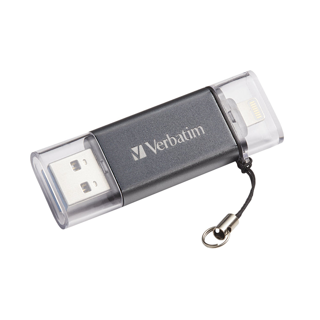 Verbatim iStore 'n' Go USB flash drive 32 GB USB Type-A / Lightning 3.2 Gen 1 (3.1 Gen 1) Grey - 49300 - eCommerce Business Prime
