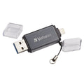 Verbatim iStore 'n' Go USB flash drive 64 GB USB Type-A / Lightning 3.2 Gen 1 (3.1 Gen 1) Grey - 49301 - eCommerce Business Prime