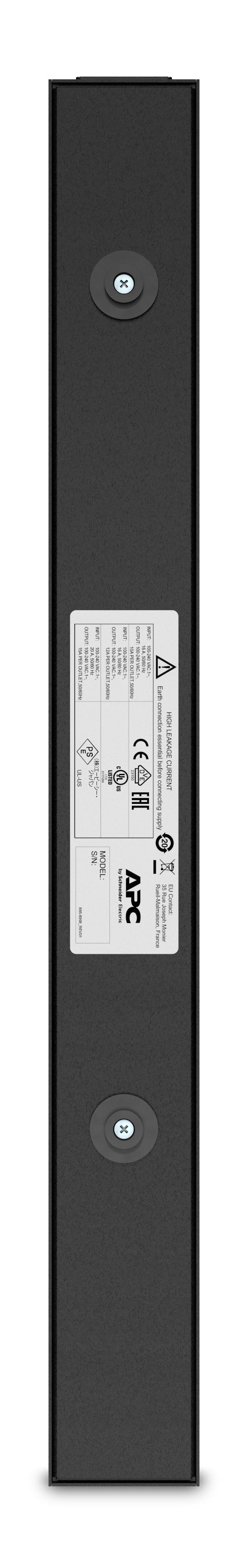 APC AP6003A power distribution unit (PDU) 14 AC outlet(s) 0U/2U Black - AP6003A - eCommerce Business Prime