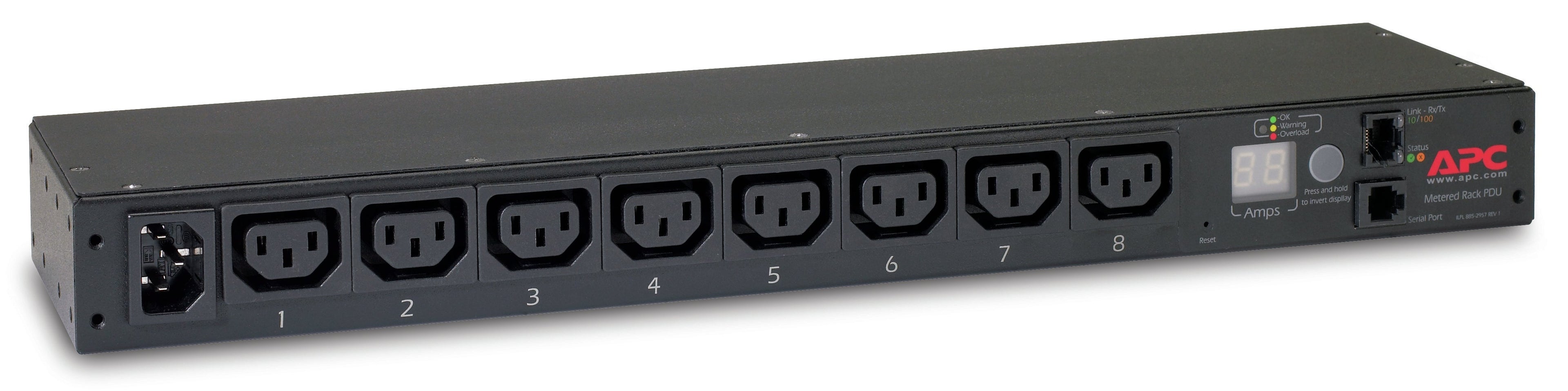 APC AP7820B power distribution unit (PDU) 8 AC outlet(s) 0U/1U Black - AP7820B - eCommerce Business Prime