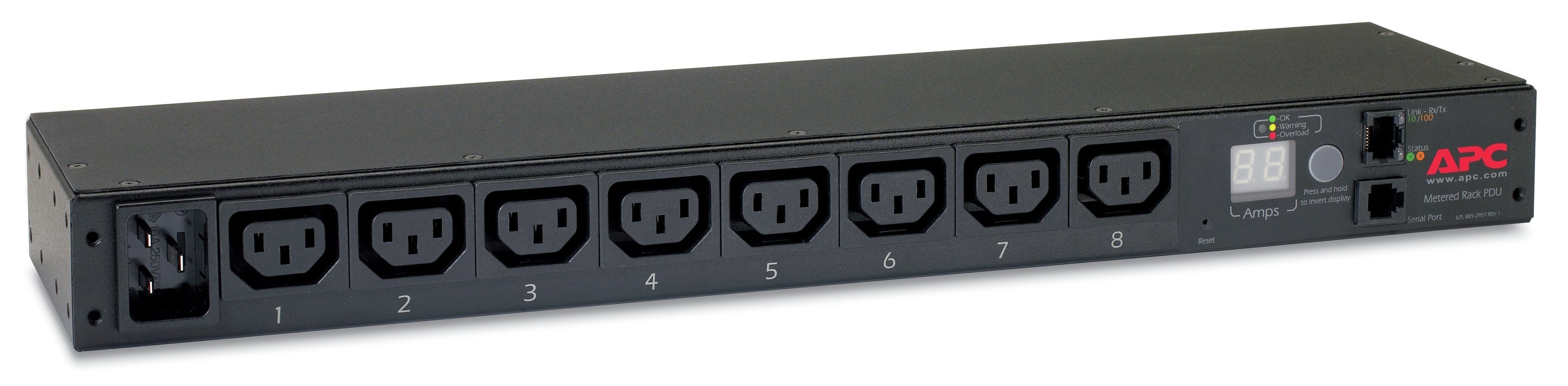 APC AP7821B power distribution unit (PDU) 8 AC outlet(s) 0U/1U Black - AP7821B - eCommerce Business Prime