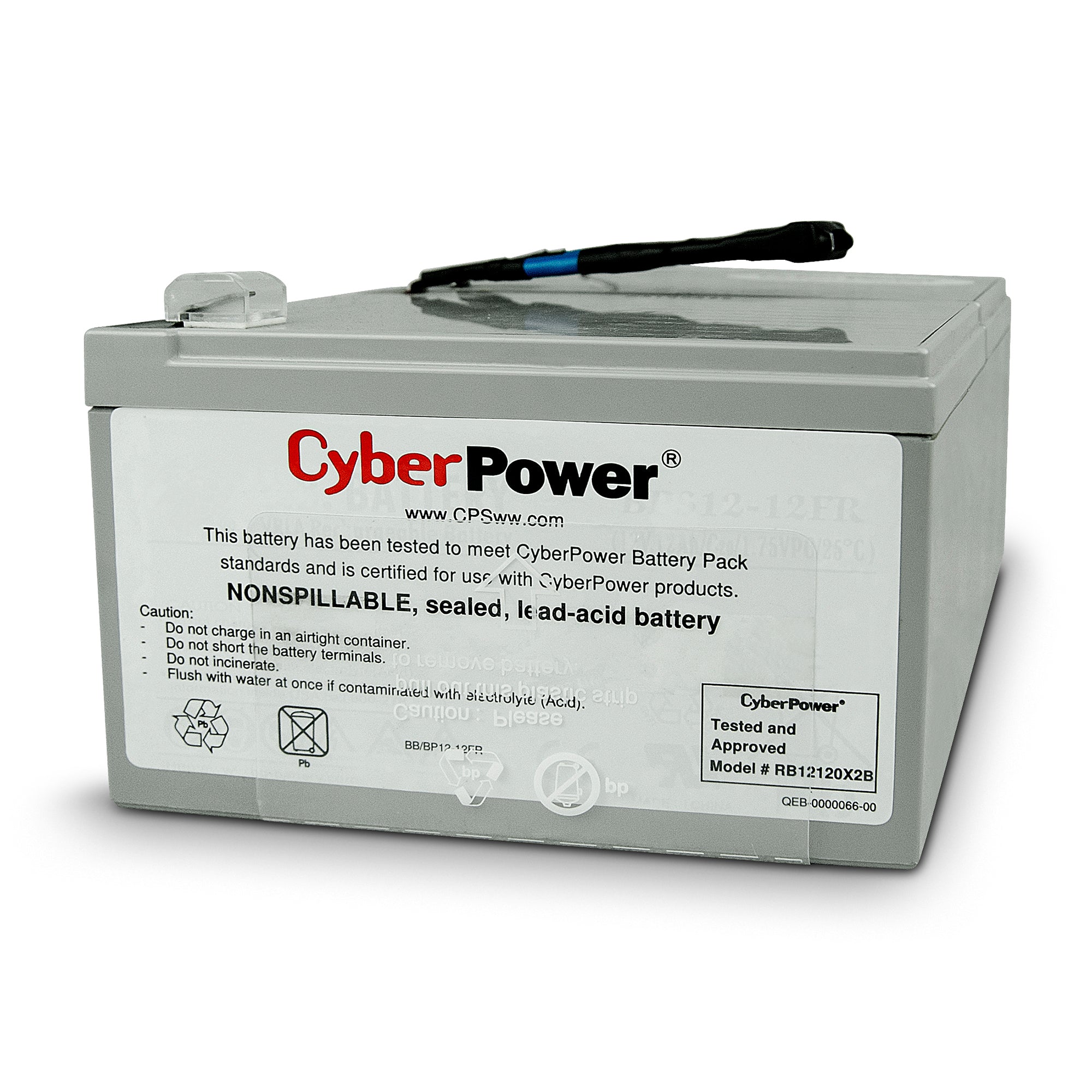 CyberPower RB12120X2B UPS battery Sealed Lead Acid (VRLA) - RB12120X2B - eCommerce Business Prime
