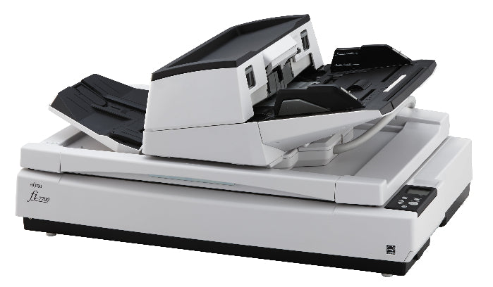 Document scanner on a white background