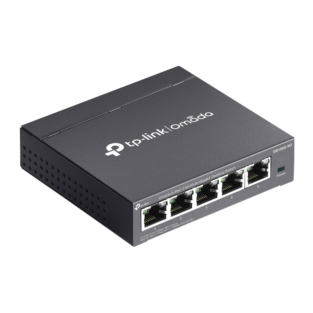 TP-Link Omada DS105G-M2 network switch Unmanaged 2.5G Ethernet (100/1000/2500) Black - DS105G-M2 - eCommerce Business Prime