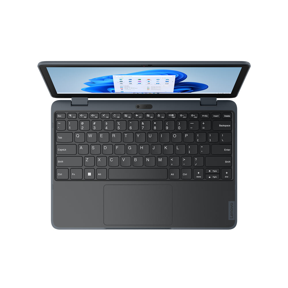 Lenovo 300w Yoga Gen 4 Intel® N N200 Hybrid (2-in-1) 29.5 cm (11.6") Touchscreen HD 8 GB LPDDR5-SDRAM 128 GB SSD Wi-Fi 6 (802.11ax) Windows 11 Pro US English Grey - 82VM0018US - eCommerce Business Prime
