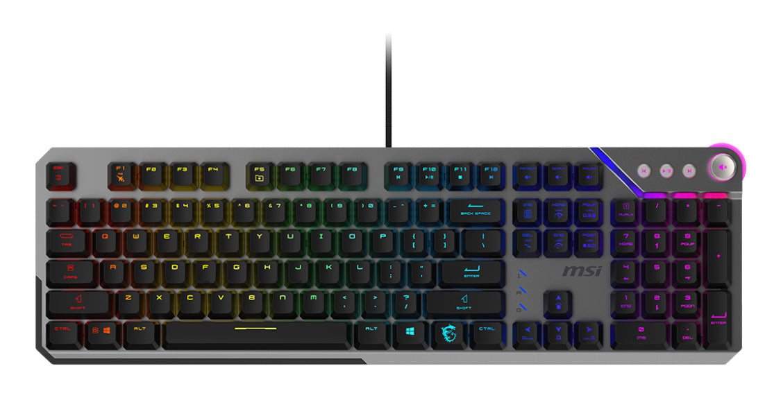 MSI STRIKE 600 SILEN keyboard Gaming USB QWERTY US English Black - STRIKE600 - eCommerce Business Prime