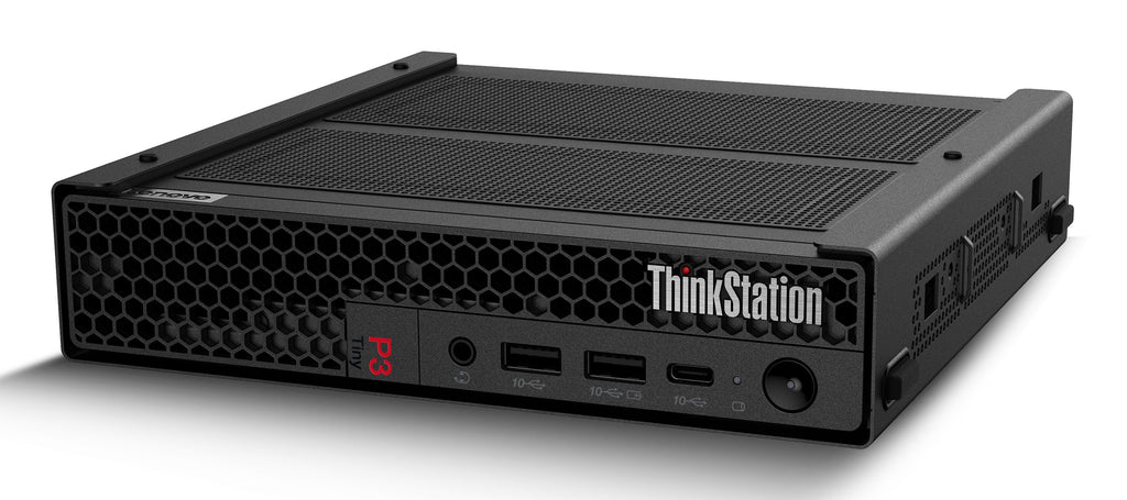 Lenovo ThinkStation P3 Tiny Intel® Core™ i5 i5-14500 16 GB DDR5-SDRAM 512 GB SSD Windows 11 Pro Mini PC Black - 30H00073US - eCommerce Business Prime