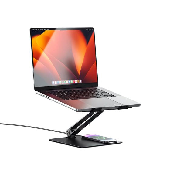 ALOGIC Elite Power Laptop Stand with Wireless Charger - EPLSWCBK - eCommerce Business Prime