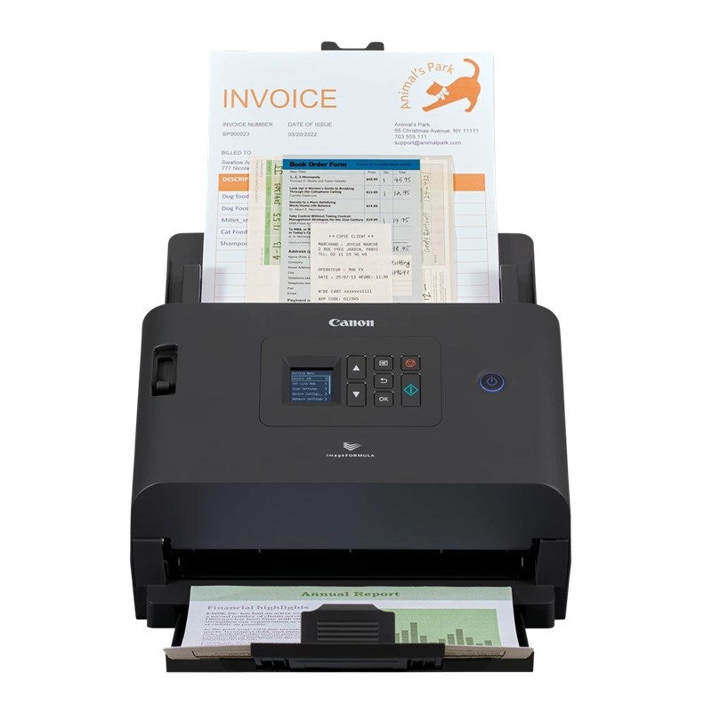 Canon imageFORMULA DR-S250N Sheet-fed scanner 600 x 600 DPI A4 Black - 6383C002 - eCommerce Business Prime