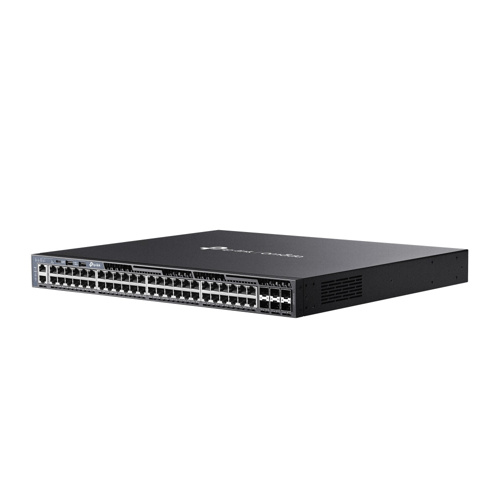 TP-Link Omada 48-Port Gigabit Stackable L3 Managed Switch with 6 10G Slots - SG6654X - eCommerce Business Prime