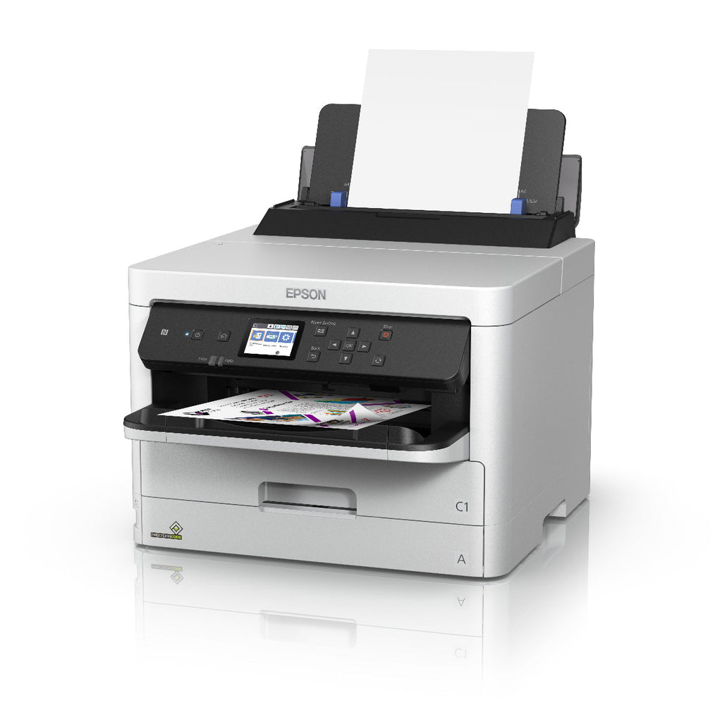 Epson printer on a white background