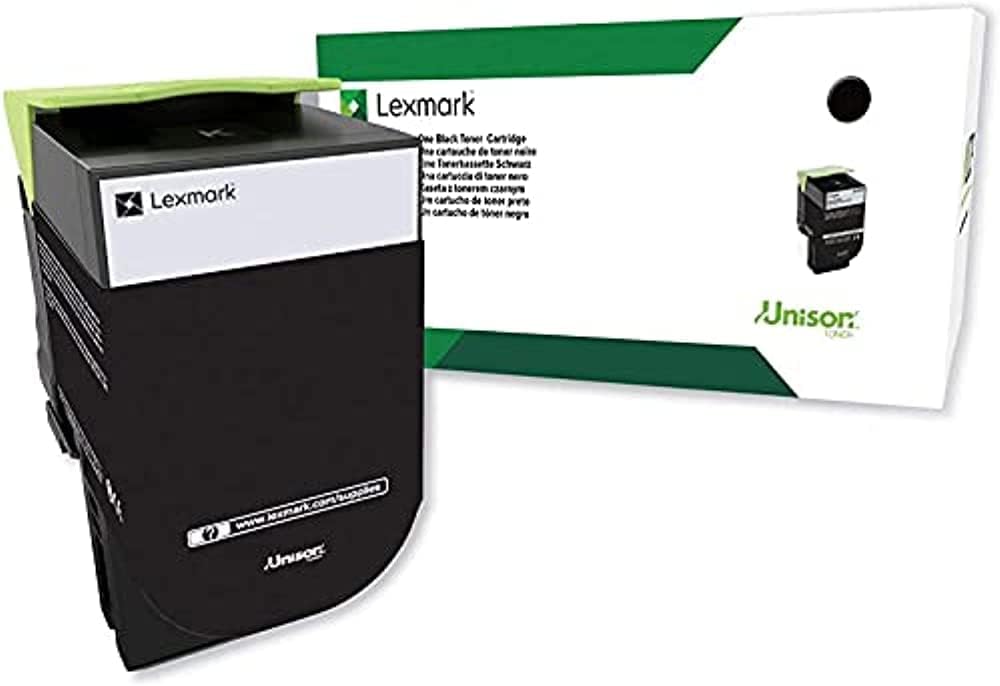 Lexmark Black Toner Cartridge Return Program Yield 8,000 Pages 80C1XK0 LEXMARK