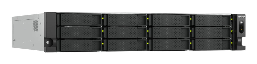 QNAP TS-h1277AXU-RP NAS Rack (2U) AMD Ryzen™ 7 32 GB DDR5 0 TB QNAP QTS Aluminium, Black - TS-H1277AXU-RP-R7-32G-US - eCommerce Business Prime