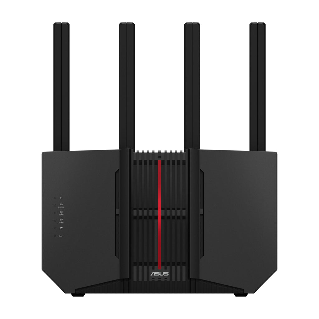 ASUS RT-BE92U wireless router 10 Gigabit Ethernet Tri-band (2.4 GHz / 5 GHz / 6 GHz) Black - RT-BE92U - eCommerce Business Prime