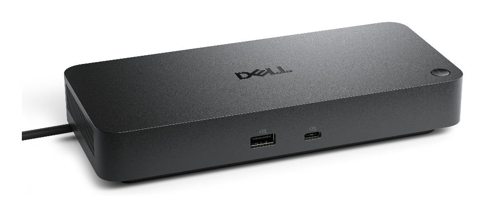Dell USB-C dock with multiple ports on a white background