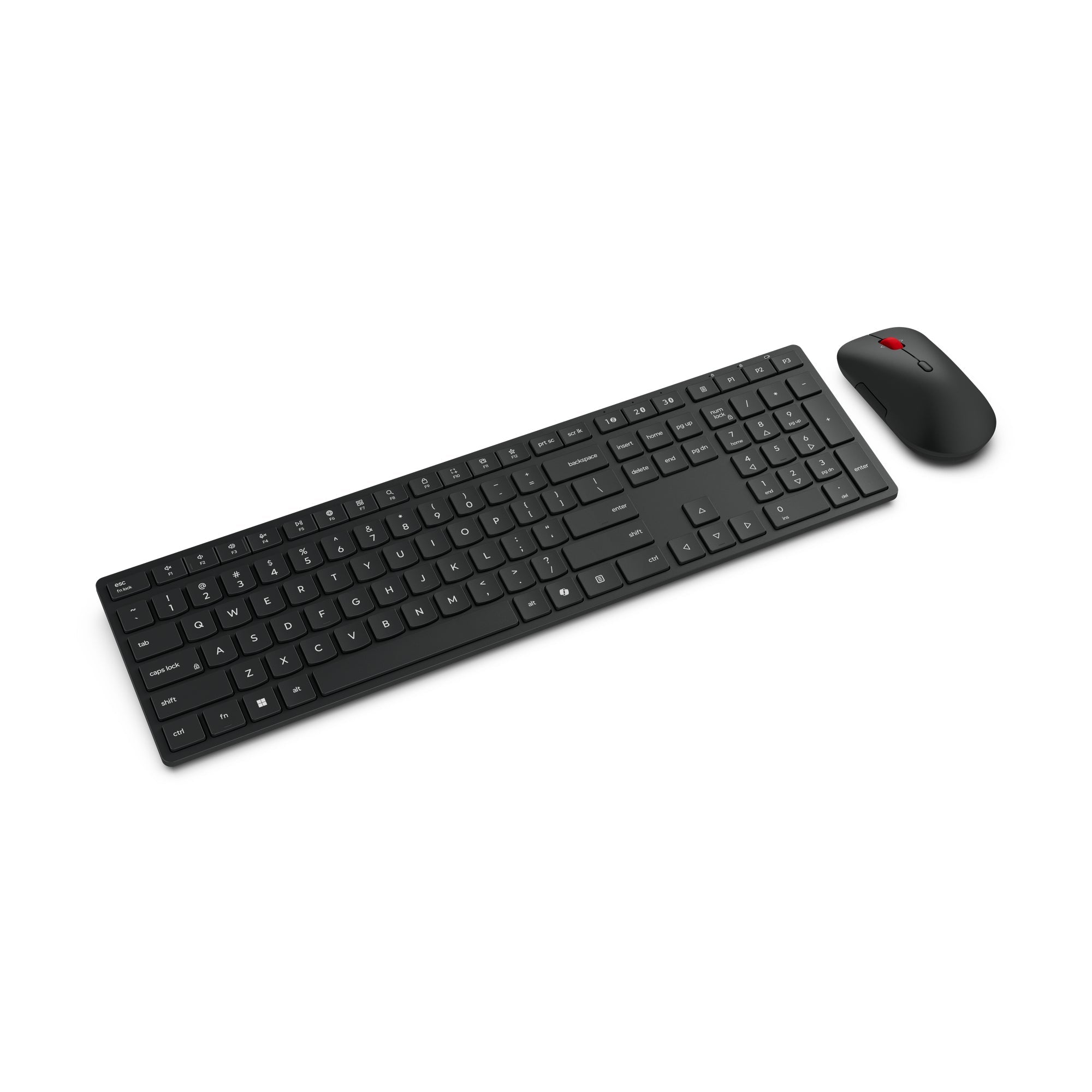 Lenovo 4X31S04810 keyboard Mouse included Office RF Wireless + Bluetooth US English Black - 4X31S04810 - eCommerce Business Prime