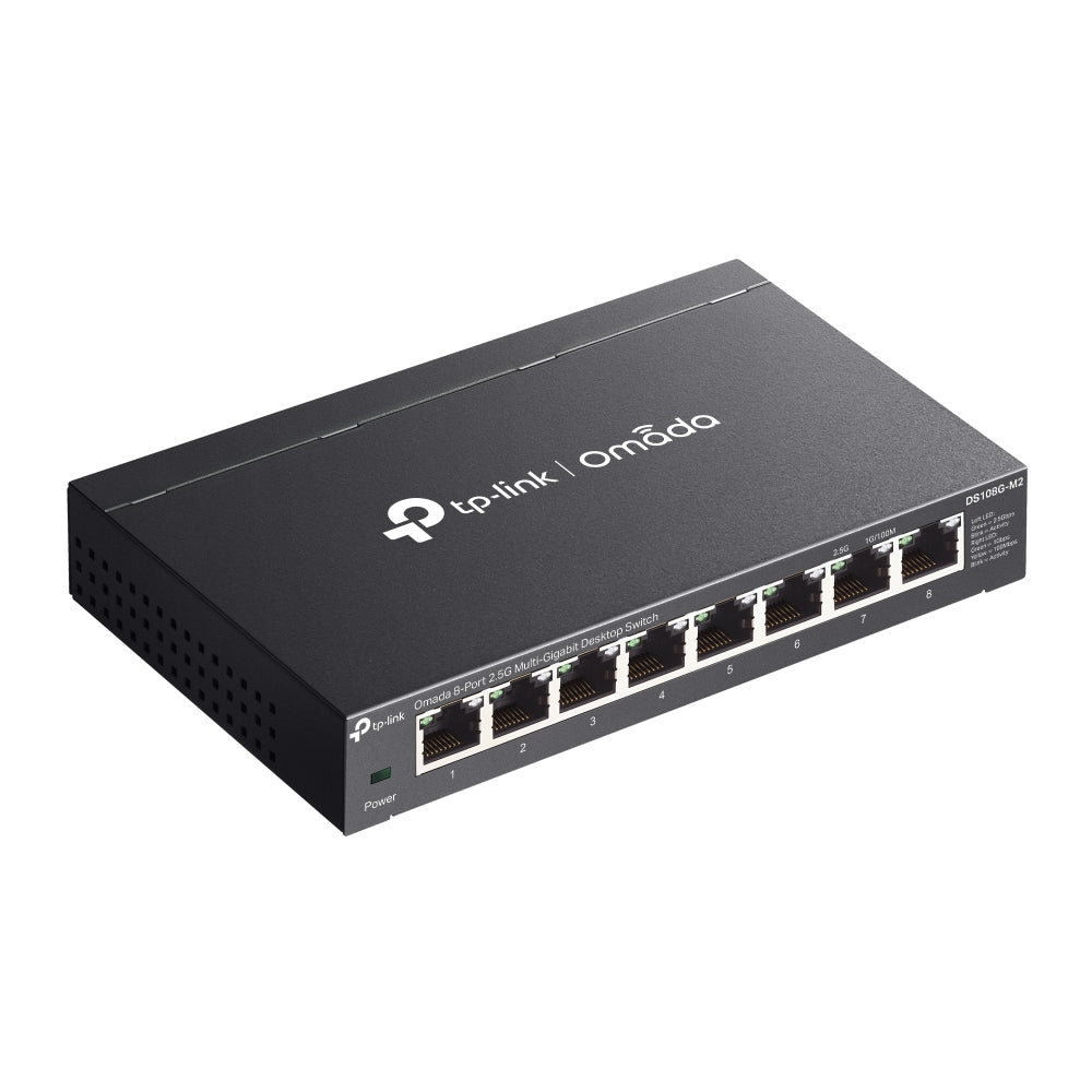 TP-Link Omada DS108G-M2 network switch Unmanaged 2.5G Ethernet (100/1000/2500) Black - DS108G-M2 - eCommerce Business Prime