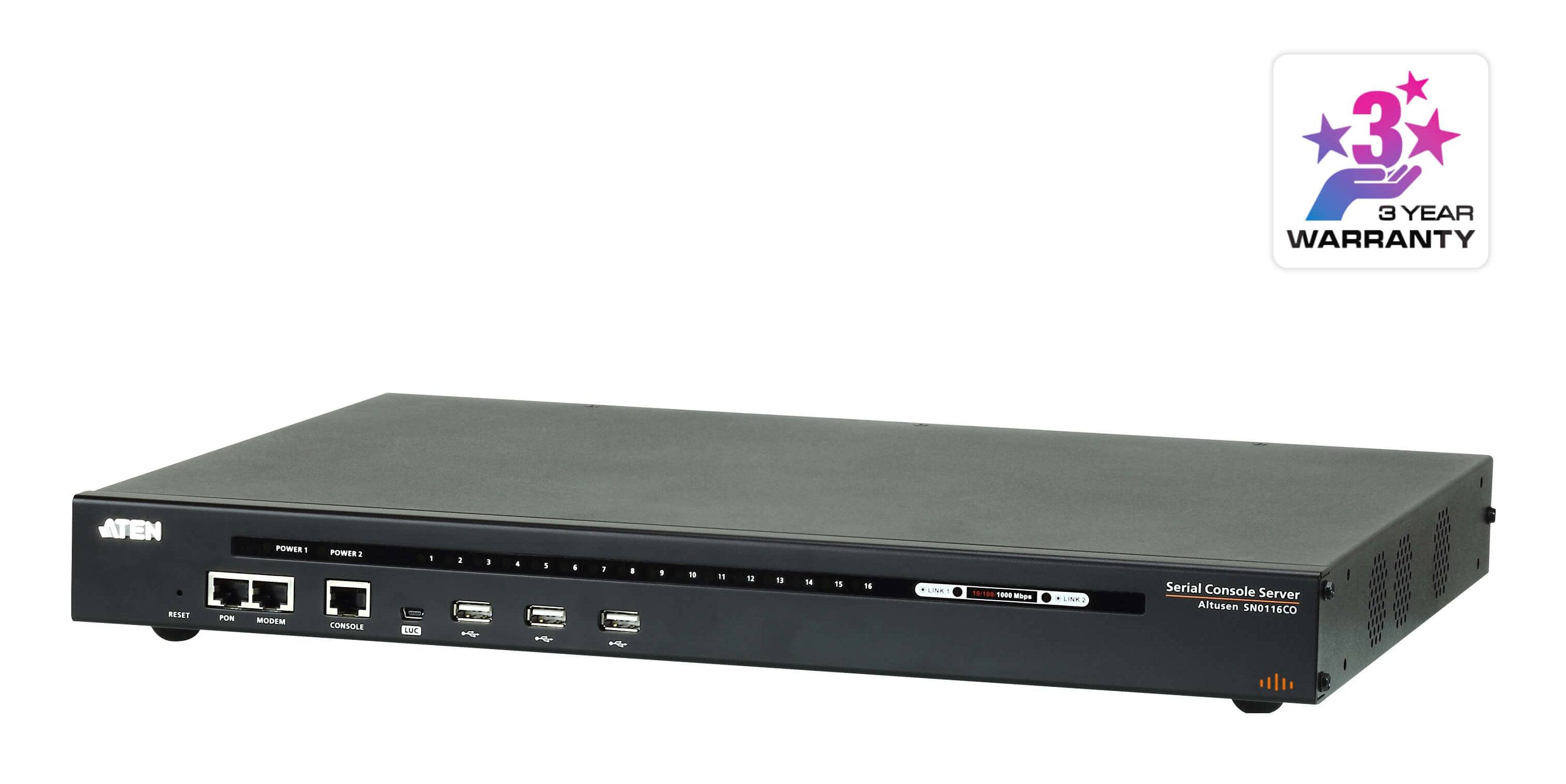 ATEN SN0116CO console server RJ-45/Mini-USB - SN0116CO - eCommerce Business Prime