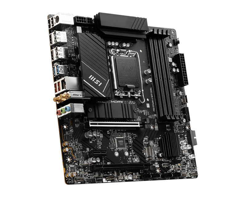 MSI PRO B760M-A Intel B760 LGA 1700 micro ATX - PROB760MAWID4 - eCommerce Business Prime