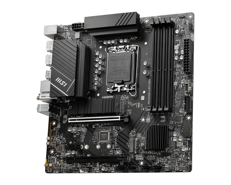 MSI PRO B760M-A Intel B760 LGA 1700 micro ATX - PROB760MAWID4 - eCommerce Business Prime