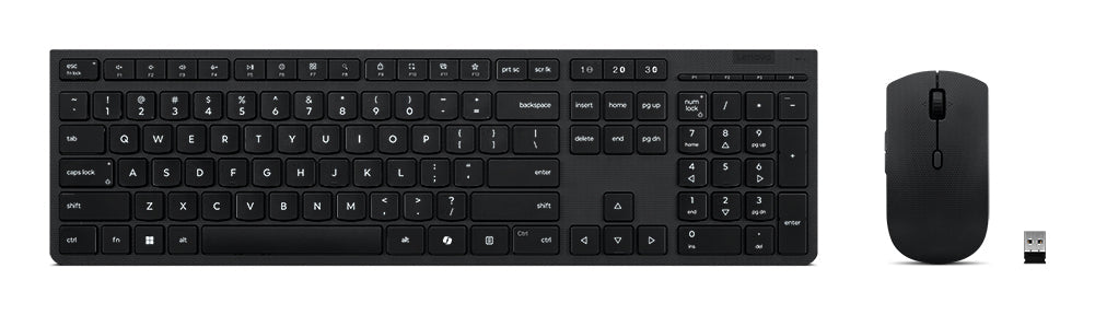 Lenovo 4X31R64316 keyboard Mouse included Office RF Wireless + Bluetooth QWERTY US English Grey - 4X31R64316 - eCommerce Business Prime