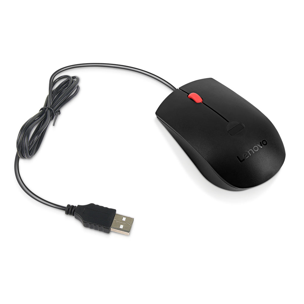 Lenovo 4Y51M03357 mouse Office Ambidextrous USB Type-A Optical 1600 DPI - 4Y51M03357 - eCommerce Business Prime