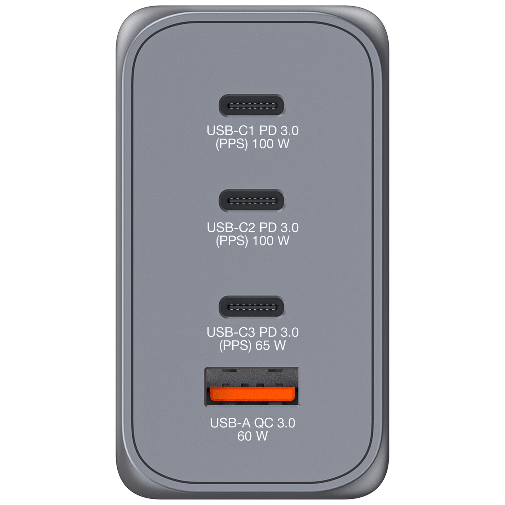 Verbatim GNC-200 GaN Charger 200W with 2 x USB-C PD 100W / 1 x USB-C PD 65W / 1 x USB QC 3.0 (EU/UK/US) - 32204 - eCommerce Business Prime