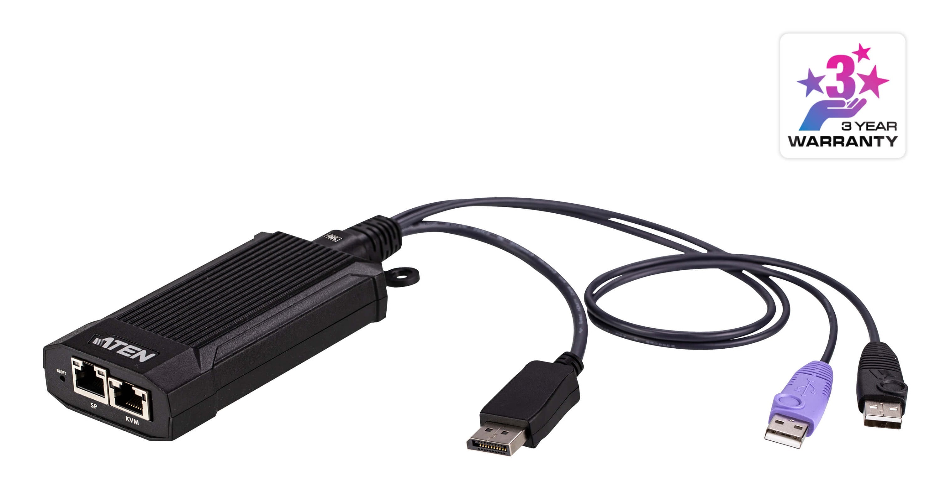 ATEN KG9950T KVM switch Black, Purple - KG9950T - eCommerce Business Prime
