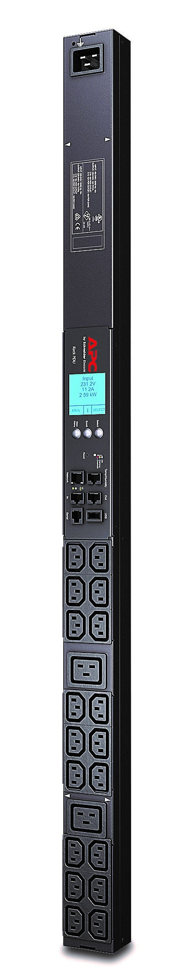 APC AP8858 power distribution unit (PDU) 20 AC outlet(s) 0U Black - AP8858 - eCommerce Business Prime