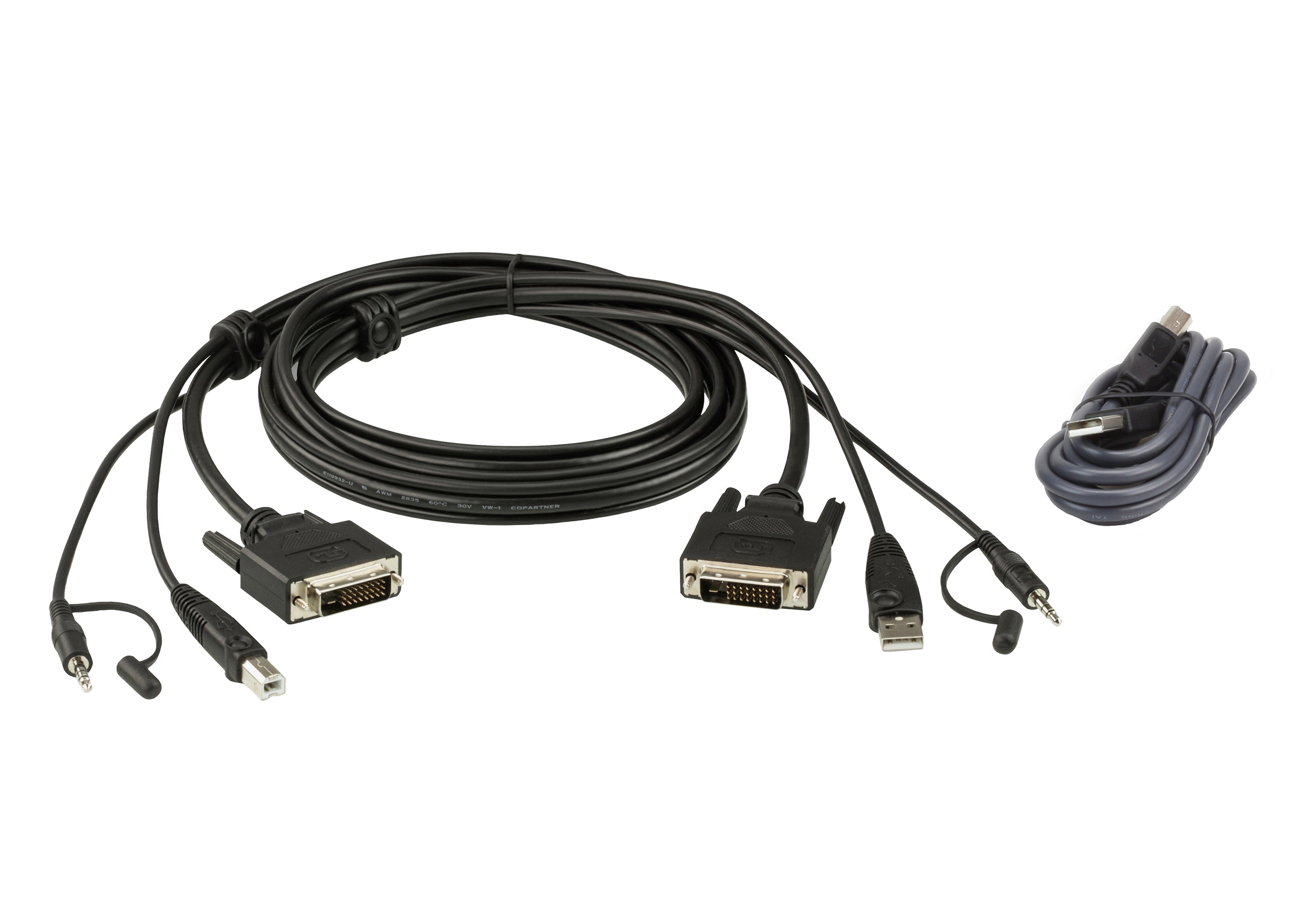 ATEN DVI-D Dual Link Secure KVM 1,8M USB DVI-D Dual Link - 2L7D02UDX2 - eCommerce Business Prime