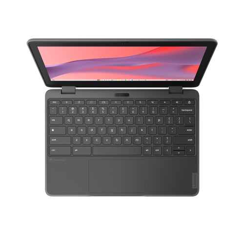 Lenovo 300e Yoga Chromebook 29.5 cm (11.6") Touchscreen HD MediaTek Kompanio 520 4 GB LPDDR4x-SDRAM 32 GB eMMC Wi-Fi 6 (802.11ax) ChromeOS Grey - 82W20003US - eCommerce Business Prime