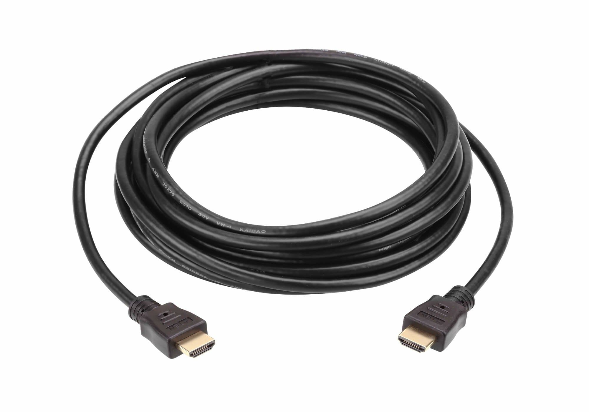 ATEN High Speed HDMI Cable with Ethernet 4K (4096 x 2160 @30Hz); 10 m HDMI Cable with Ethernet - 2L7D10H - eCommerce Business Prime