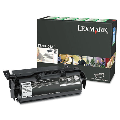LEXMARK  Return Program High-Yield Toner, 25,000 Page-Yield, Black - T650H04A LEXMARK