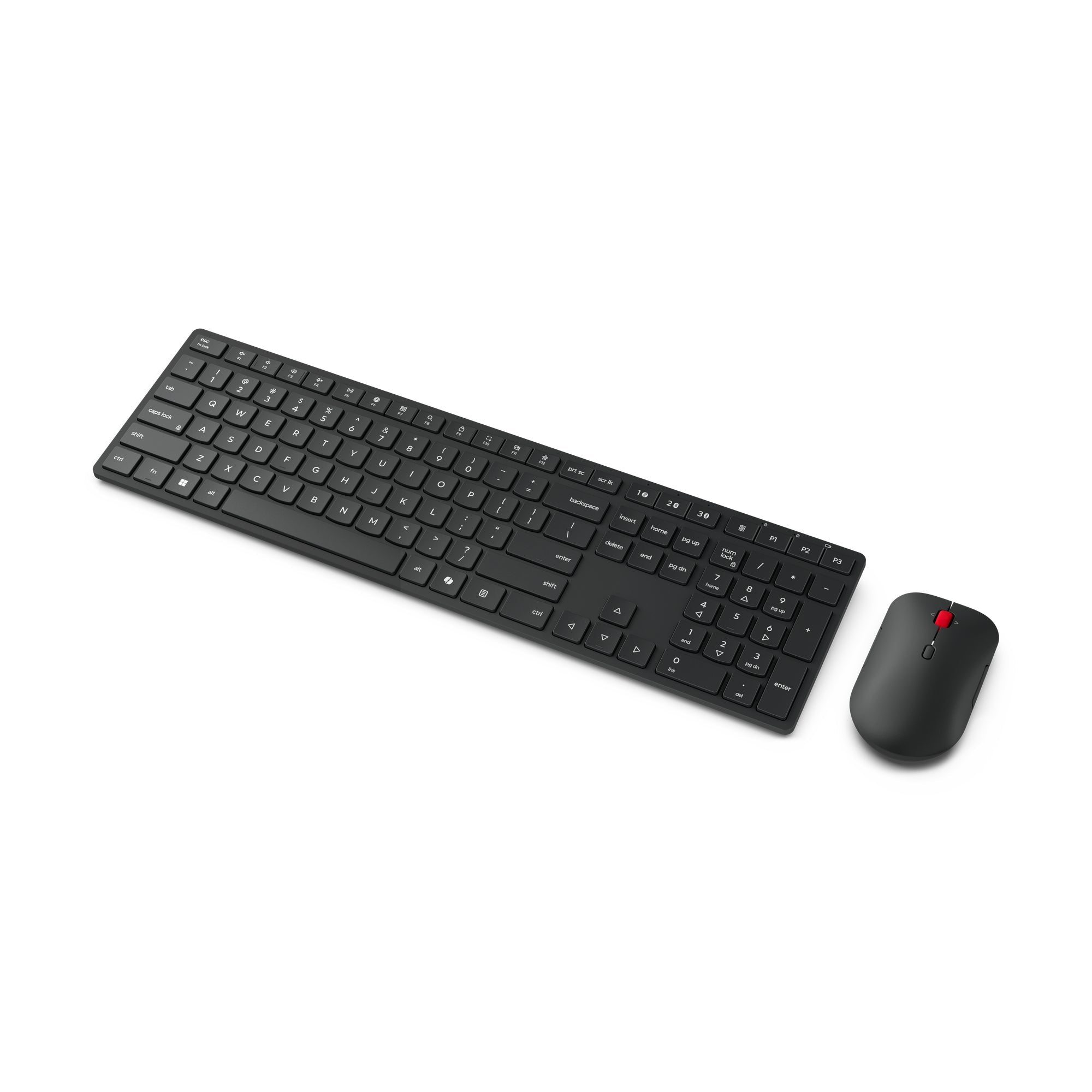 Lenovo 4X31S04810 keyboard Mouse included Office RF Wireless + Bluetooth US English Black - 4X31S04810 - eCommerce Business Prime