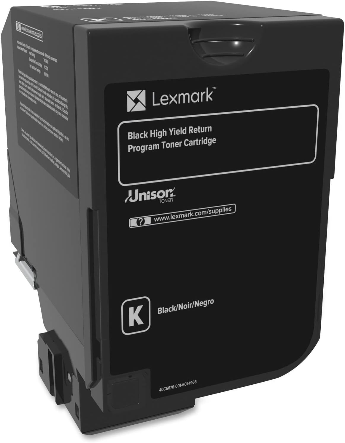 Lexmark CX725 Black Toner Cartridge Return Program Yield 25,000 Pages - 84C1HK0 LEXMARK