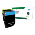 LEXMARK  Return Program High-Yield Toner, 3,000 Page-Yield, Cyan - 80C1HC0 LEXMARK