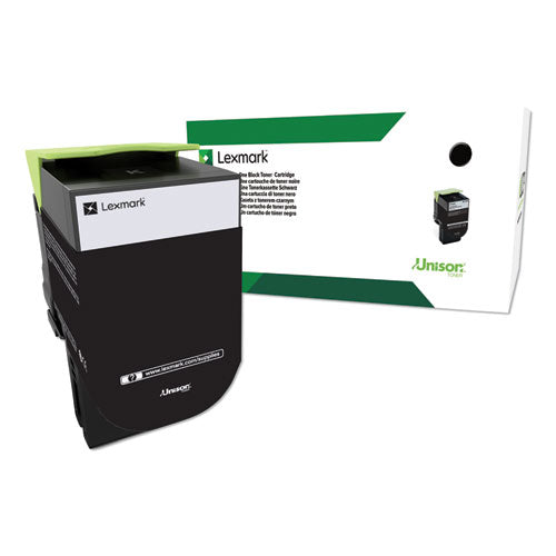 LEXMARK  Return Program High-Yield Toner, 4,000 Page-Yield, Black - 80C1HK0 LEXMARK